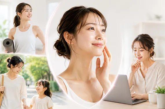顔も体も、その日からいつも通り